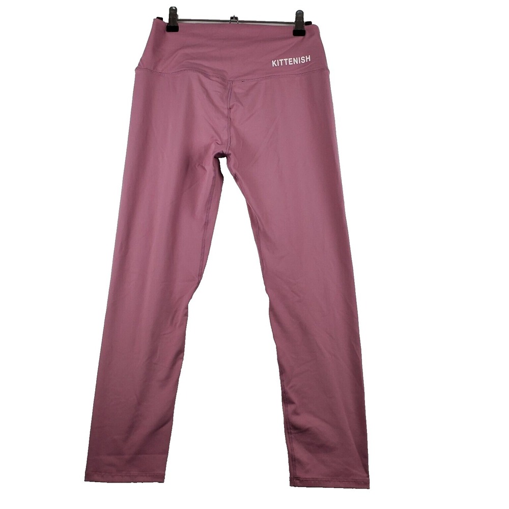 Kittenish Legging Women's Large Pink Active Stretch High-Rise Athleisure Active